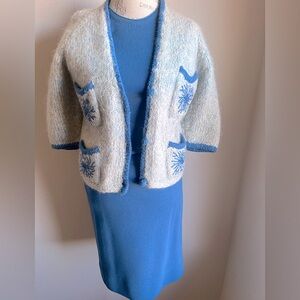 Italian Beautiful Vintage Sweater Set VGUC